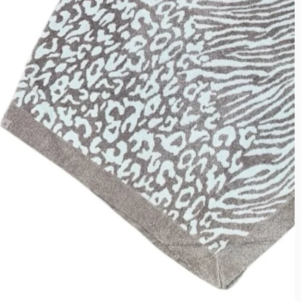 Barefoot Dreams | CozyChic Ultra Lite Ocean Breeze Poncho- Faded Rose Animal-NWT - Picture 5 of 9